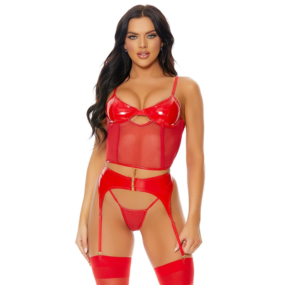 7108 Bustiers, Red, XL